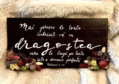 Grace's Gift Shop - Tablouri decorate cu flori și plante uscate