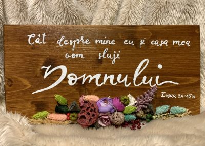 Grace's Gift Shop - Tablouri decorate cu flori și plante uscate