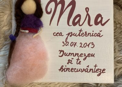 Grace's Gift Shop - Tablouri decorate cu lână împâslită - omuleți individuali