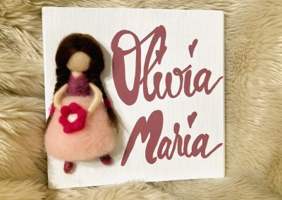 Grace's Gift Shop - Tablouri decorate cu lână împâslită - omuleți individuali