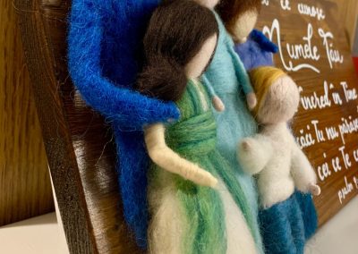 Grace's Gift Shop - Tablouri decorate cu lână împâslită - omuleți individuali