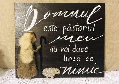 Grace's Gift Shop - Tablouri decorate cu lână împâslită - omuleți individuali