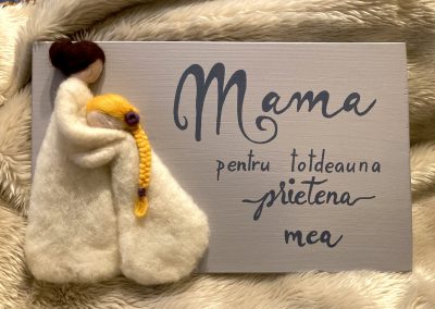 Grace's Gift Shop - Tablouri decorate cu lână împâslită - omuleți individuali