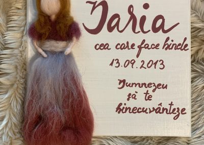 Grace's Gift Shop - Tablouri decorate cu lână împâslită - omuleți individuali