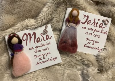 Grace's Gift Shop - Tablouri decorate cu lână împâslită - omuleți individuali