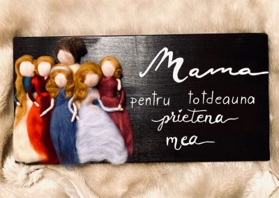 Grace's Gift Shop - Tablouri decorate cu lână împâslită - omuleți individuali