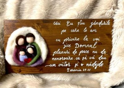 Grace's Gift Shop - Tablouri decorate cu lână împâslită - reproducere poză