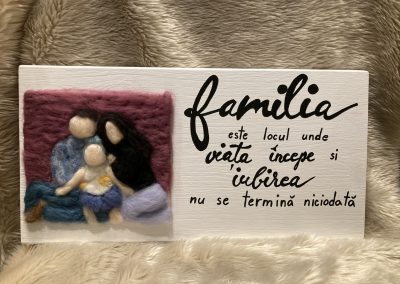 Grace's Gift Shop - Tablouri decorate cu lână împâslită - reproducere poză