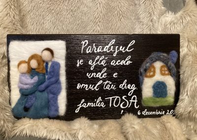 Grace's Gift Shop - Tablouri decorate cu lână împâslită - reproducere poză