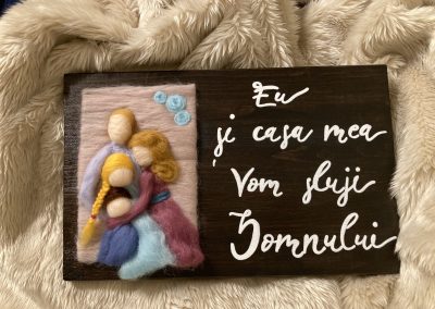 Grace's Gift Shop - Tablouri decorate cu lână împâslită - reproducere poză