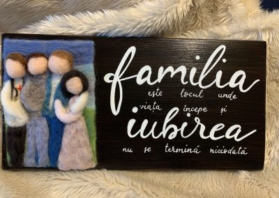 Grace's Gift Shop - Tablouri decorate cu lână împâslită - reproducere poză