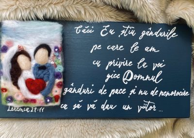 Grace's Gift Shop - Tablouri decorate cu lână împâslită - reproducere poză