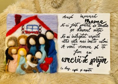 Grace's Gift Shop - Tablouri decorate cu lână împâslită - reproducere poză