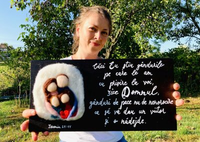 Grace's Gift Shop - Tablouri decorate cu lână împâslită - reproducere poză