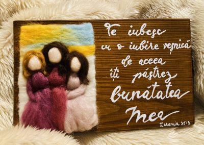 Grace's Gift Shop - Tablouri decorate cu lână împâslită - reproducere poză