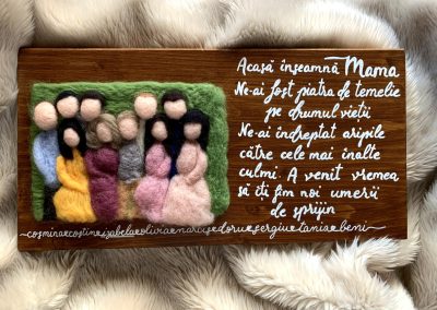 Grace's Gift Shop - Tablouri decorate cu lână împâslită - reproducere poză