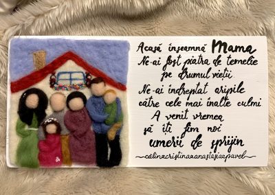 Grace's Gift Shop - Tablouri decorate cu lână împâslită - reproducere poză