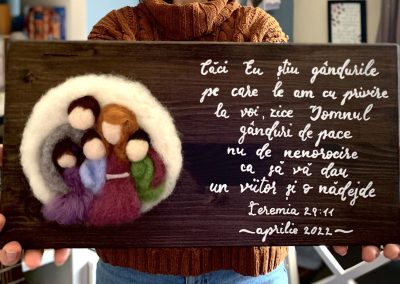 Grace's Gift Shop - Tablouri decorate cu lână împâslită - reproducere poză
