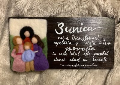 Grace's Gift Shop - Tablouri decorate cu lână împâslită - reproducere poză