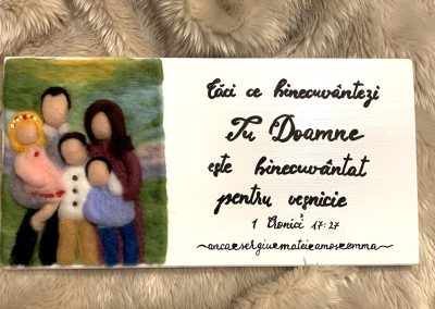Grace's Gift Shop - Tablouri decorate cu lână împâslită - reproducere poză