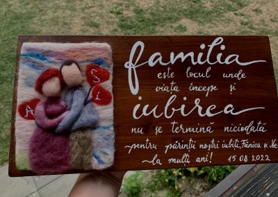 Grace's Gift Shop - Tablouri decorate cu lână împâslită - reproducere poză