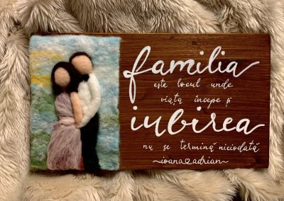 Grace's Gift Shop - Tablouri decorate cu lână împâslită - reproducere poză